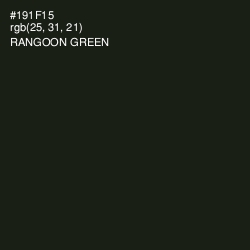 #191F15 - Rangoon Green Color Image